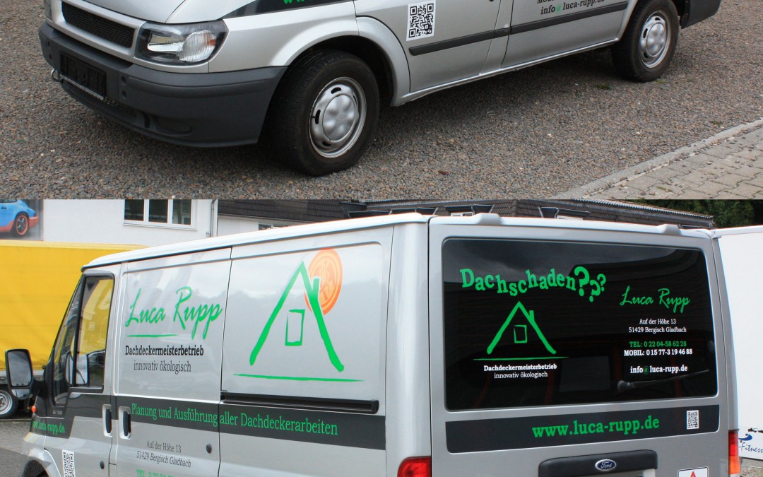 Firmenfahrzeug foliert